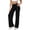 Black, variant on Straight Leg Yoga Pants for Women with Pockets Stretch High Waist Workout Pants Loose Soft Breathable Summer Casual Exercise Pants Navy M