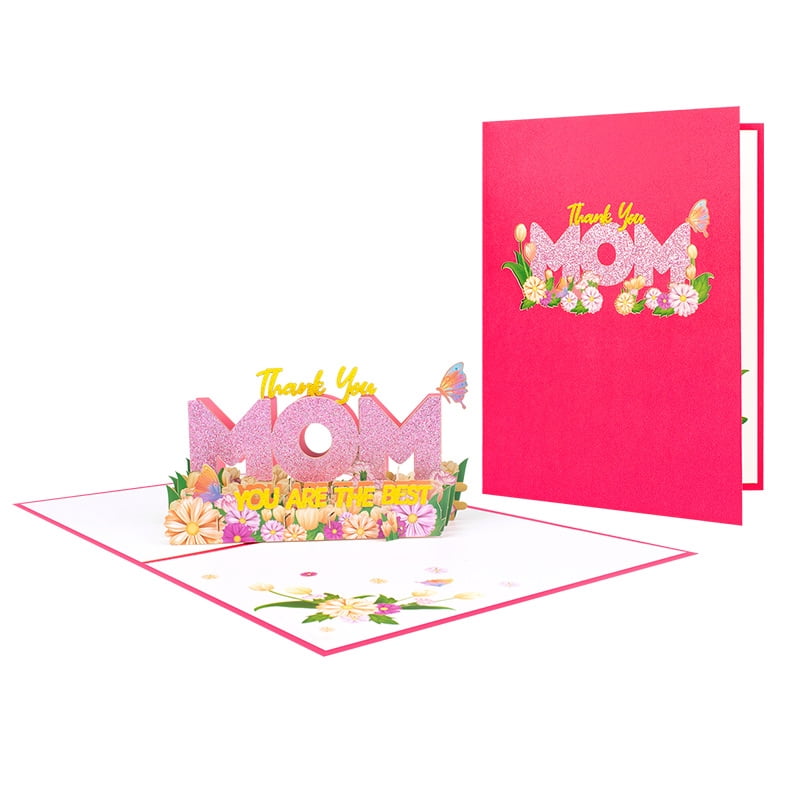 Happy Mother's Day 3D Creative Holiday Greeting Card