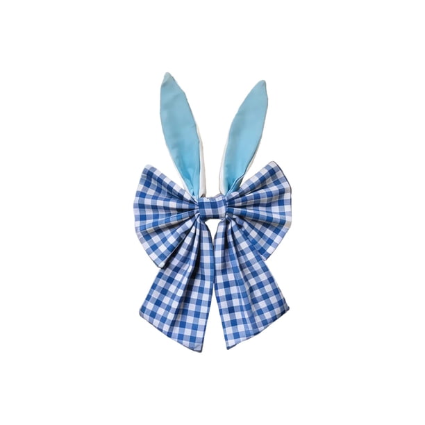 Decoraciones de Pascua para el Cuello Del Arco Del Oído Del Conejo Del Hogar 40x20cm, Decoración de la Fiesta de Pascua Y Navidad para Reuniones Festivas