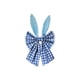 thumbnail image 2 of Colgante de lazos de oreja de conejo de Pascua | Decoración colgante de moño festivo 15,75"x7,87" | Rosa, amarillo, naranja, azul, negro, azul marino | Material duradero • Decoración del hogar para, 2 of 6