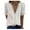 White, variant on Summer Tops Saving! Jerdar Women Plus Size Blouses Short Sleeve Shirts Casual Solid Short Sleeve V-Neck Lace Tops Beige M