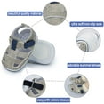 thumbnail image 3 of Baby Boys Girls 2 Straps Summer Dress Sandals Infant Shoes Soft Sole Breathable First Walker Newborn Shoes, 3 of 7