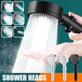 thumbnail image 2 of Cabezal de ducha de alta presión ajustable, ahorro de agua, parada de una tecla, masaje de agua, accesorios de baño Eco, 6 modos, 2 of 4