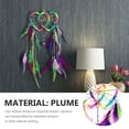 thumbnail image 4 of HOMEMAXS Plumes Dream Catcher Bedroom Wall Hanging Ornament  Heart Dreamcatcher for Valentine's Day, 4 of 5