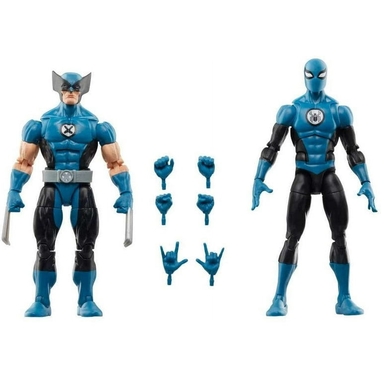 Hasbro F9051 6 inch Marvel Legends Series Wolverine and Spider-Man