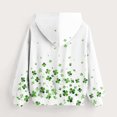 thumbnail image 4 of Chandail à Capuche pour Garçons de la Saint-Patrick, Manches Longues, Col Rond Imprimé avec Poche avant, Vert, Taille 100 cm, Quatre Saisons, 4 of 9
