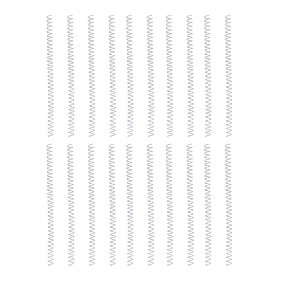 Plastic Spiral Binding Spines, Spiral Binding Coils 0.43in Inner Diameter For Work Transparent
