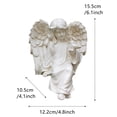 thumbnail image 2 of Estatua de ángel rezando Sunnimix Estatuilla de jardín de resina, 2 of 8