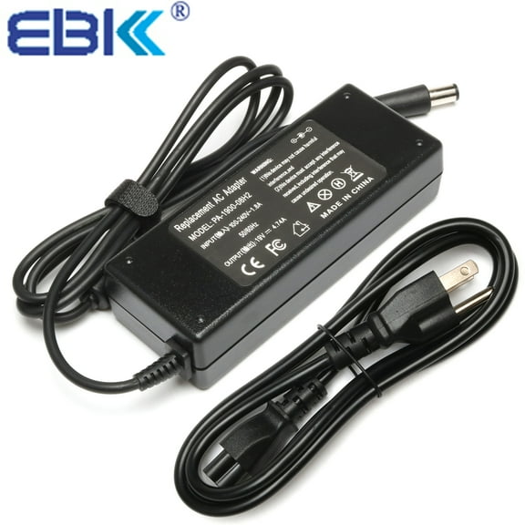 Ebkk 90W Replacement Charger for HP Pavilion Dv4 Dv6 Dv7 G6 G7 M6 M7 G42 G50 G60 G61 G71 Black