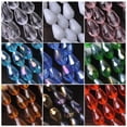thumbnail image 2 of U8MO 30pcs 12x8mm Teardrop Faceted Crystal Glass Losse Beads Bulk Wholesale Lot-205# Jade Lake Blue, 2 of 6