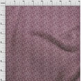 thumbnail image 3 of oneOone Cotton Cambric Dark Magenta Fabric Floral Sewing Material Print Fabric By The Yard 56 Inch Wide, 3 of 4