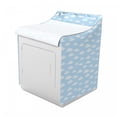 thumbnail image 2 of Blue Sky Washer Cover, Cloudscape White Fluffy up in the Clear Sky Plain Background, Decorative Accent for Laundromats, 29" x 28" x 40", Azure Blue Pale Blue, by Ambesonne, 2 of 3