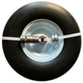 thumbnail image 4 of Horseshoe (2-Pack) Commercial Solid 13x5.00-6 Flat-Free Lawn Mower Smooth Tires with Steel Rim, Fits 36-68"deck Lawn Mowers & Gardon Tractor, Bore φ5/8" & Hub 3.25-5.9", 4 of 10