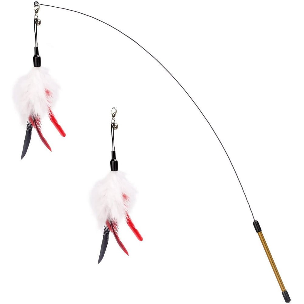 feather waggler cat toy