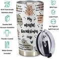 thumbnail image 6 of Mental Health Awareness Tumbler - Positive Thinking Daily Affirmation - Inspirational Gifts - Positive Quotes Mental Health Matters - My Mental Breakdown Cup Stainless Steel Tumbler 20oz, 6 of 6