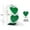 Green, variant on hulanddfd Blue Heart Stickers, Per Roll of 500 Adhesive Labels 1in Heart Shaped Small Envelopes Sealing Stickers for Notebook Scrapbook Greeting Cards Valentine’s Day Birthday Wedding Decoration