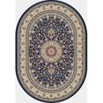 thumbnail image 1 of Dynamic Rugs ANOV71057119343 Tapis Ovale 6 Pi. 7 Po. x 9 Pi. 6 Po. - Bleu/ivoire, 1 of 1