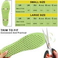 thumbnail image 4 of Ailaka Elastic Shock Absorbing Height Increasing Sports Shoe Insoles, Soft Breathable Honeycomb Orthotic Replacement Inserts for Men & Women, 4 of 8