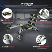 Wonder Core Total Gym Machine Workout Equipment Home Gym, Exercise Equipment Total Gym, Sit up Machine for Abs, Exercise Chair for Total Body Workouts, Ab Rocket Abdominal Trainer