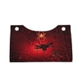 thumbnail image 4 of Lsque Black Spider Web With Spiders Printed Long Tissue Box Cover Holder, Facial Paper Organizer Dispenser,Triangle with Bottom Belt, PVC Leather Decorative Organizer, 4 of 9