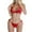 Red, variant on TSADFHJI Lingerie Sets for Women Sexy Plus Size Red Womens Sexy Cute Push up Strappy Embroidered Mesh Sheer Lingerie Set See Through Panty Bra One Size White