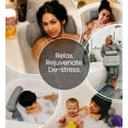 thumbnail image 6 of Everlasting Comfort Bath Pillow Fast Drying Bathtub Cushion for Head, Neck and Back, Gray, 6 of 9