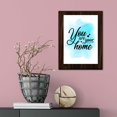 thumbnail image 4 of You Are Your Home, Wooden Frame 9x12 Decorative Wall Plaque (Full Color) | Positive Affirmation Inspiration Décor, 4 of 6