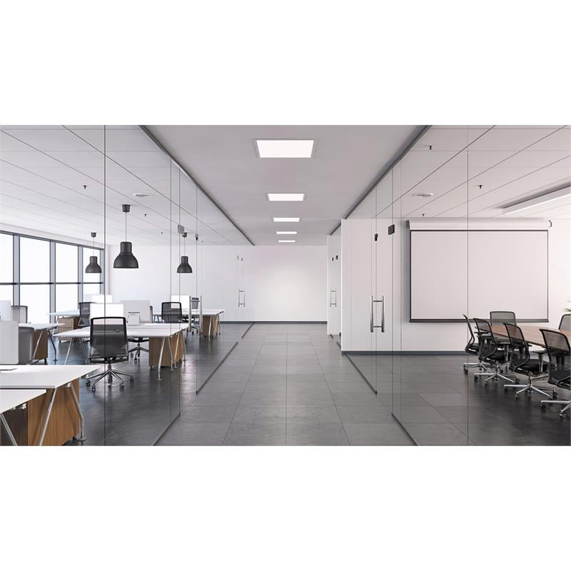 eSenLite 2ft.x2ft. 4200LM LED Commercial Flat Panel Ceiling Light - White (2pcs)