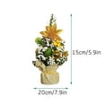 thumbnail image 6 of Vikakiooze Mini Christmas Tree Christmas Tree Christmas Day Decorations Exquisite Decoration Small Tree With Decorations 2023, 6 of 6