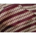 thumbnail image 4 of oneOone Silk Tabby Maroon Fabric Diamond Geometric Craft Projects Decor Fabric Printed By The Yard 42 Inch Wide, 4 of 4