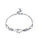 thumbnail image 1 of Pulsera Ajustable Bangle Corazón Pulseras para Mujeres Niñas Cubic Zirconia Birthstone, 1 of 8