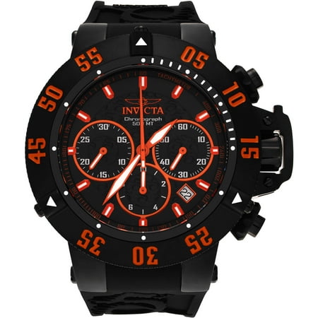 Invicta Men's Ion-Plated Stainless Steel Silicone Subaqua 22923 Chronograph Strap Dress Watch