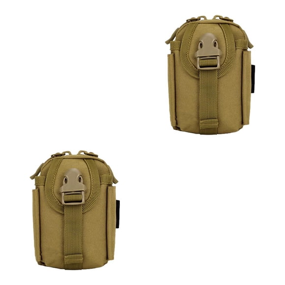 Bolsa de accesorios para exteriores Naiovety bolso de nailon con hebilla de varios bolsillos