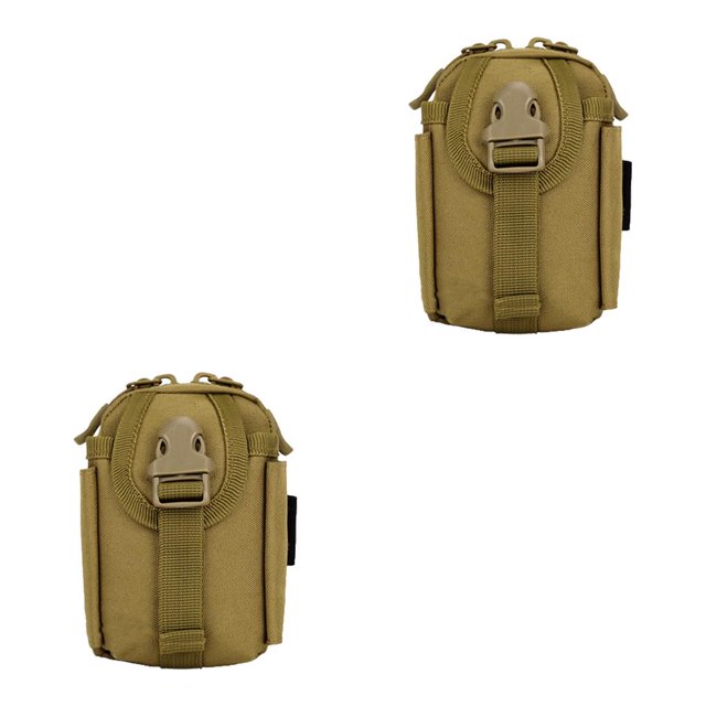 Bolsa de accesorios para exteriores Naiovety bolso de nailon con hebilla de varios bolsillos