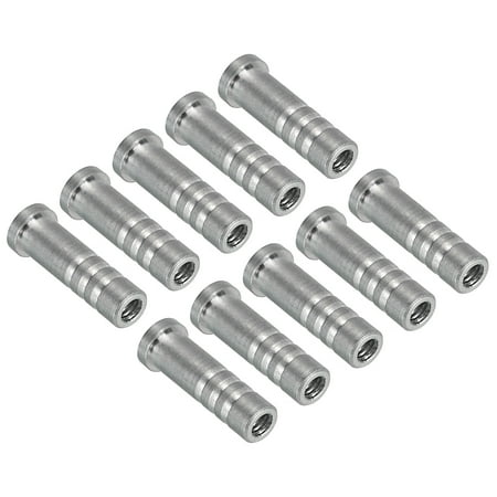 Arrow Inserts 0.244 Dia 6.2mm 0.307 7.8mm Aluminum Shaft Adapter for Archery Points 24 Pack