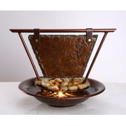 BluWorld Haiku Moon Slate Table Top Fountain