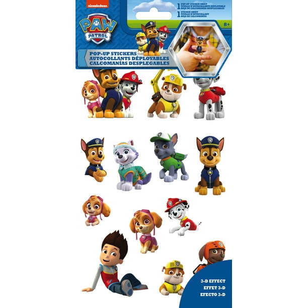 paw patrol pop up stickers 4 x 8 walmart com