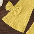 thumbnail image 7 of JUMEYU Toddler Sets for Girls Girls Summer Outfits Ruffle Sleeve Button Up Tops Pants Spring Toddler Girl Clothes Sets 5T 6T (Gold,5-6 Years), 7 of 7