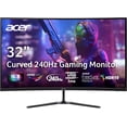 thumbnail image 1 of Restored acer ED320Q X2bmiipx Nitro 31.5" FHD 1920 x 1080 1500R Curved PC Gaming Monitor | AMD FreeSync Premium | 240Hz Refresh | 1ms VRB | VESA Mountable | HDR10 | One Display Port 1.4 & Two HDMI 2.0 (Refurbished), 1 of 13