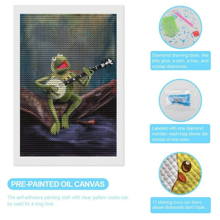 Ke-Rmit The Fro Diamond Art Kits DIY 5D Anime Painting by Number