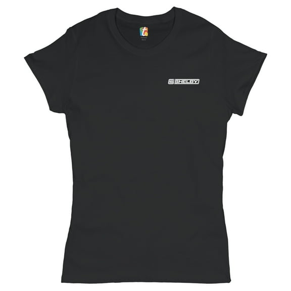 Tee Hunt Shelby American, Inc. Logo Women's T-Shirt Novelty T-Shirt Muscle Cars Licensed Tee
