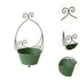 thumbnail image 6 of Vsenkes Vintage Rustic Metal Wall Planter Nordic Plant Holder for Wall Country Decor Green, 6 of 9