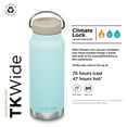 thumbnail image 2 of Klean Kanteen TKWide w/Twist Cap, 32oz, Blue Tint, 2 of 7