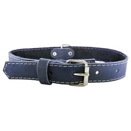 UPC: 0684334536857 | Euro-Dog 684334536857 Luxury Soft Leather Traditional Collar  Navy – Small