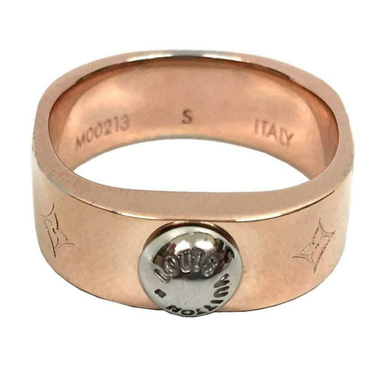 Louis Vuitton - Nanogram Ring - Metal - Gold - Size: S - Luxury