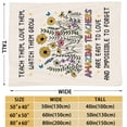 thumbnail image 7 of Teacher Appreciation Gifts Blanket for Women Men,Funny Teachers Thank You Retirement Birthday Gift from Students 80"x60", 7 of 7
