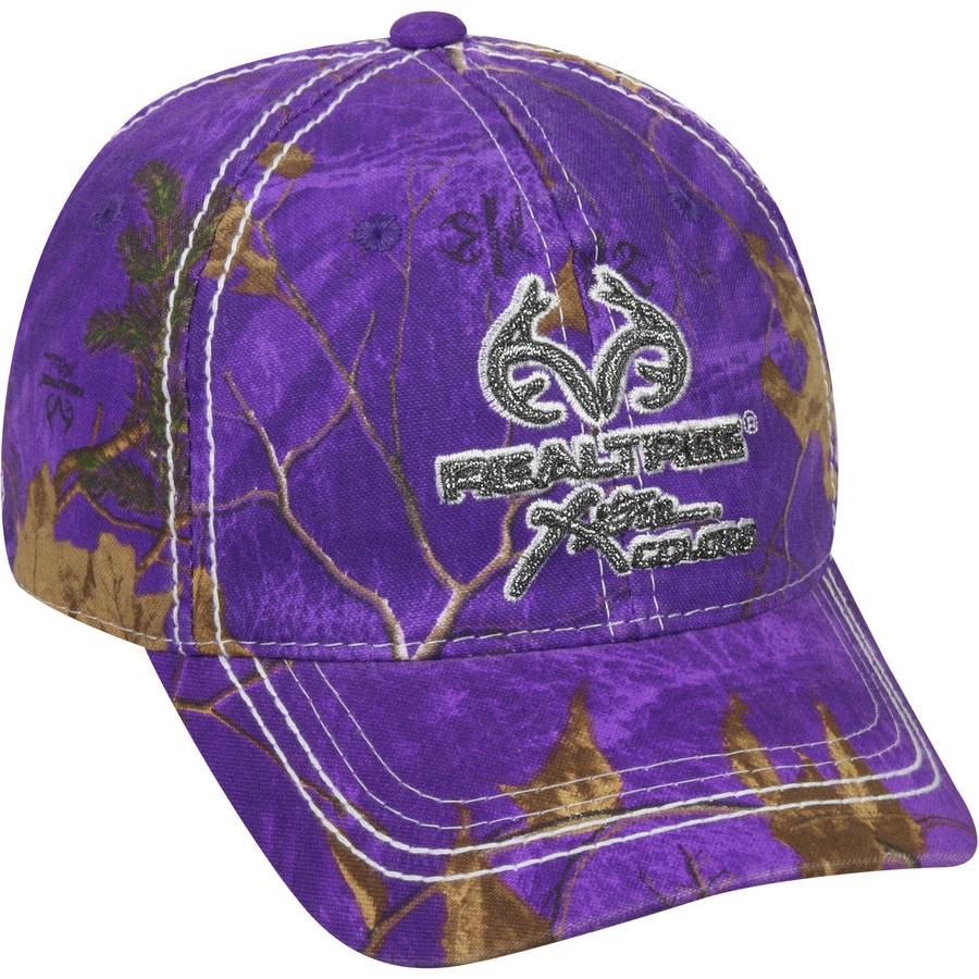 Women's Realtree Camo Cap, Realtree Xtra Colors Purple Camo, Adjustable