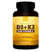 Vitamin D3 plus Vitamin K2 (MK7) plus Vitamin A