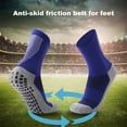 thumbnail image 3 of TNOBHG Sports Socks 1 Pair Sports Basketball Socks Breathable Sweat-absorbing Non-slip Design Compression Comfort High Crew Socks Thickened Socks, 3 of 8