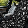 thumbnail image 4 of XYZCANDO Car Seat Cover Towel White Paw Print Pattern Seats Protectors for Gym Workout Outdoor Sport, Washable Easy to Store Car Seat Towel Cover for Vans Cars, 4 of 11